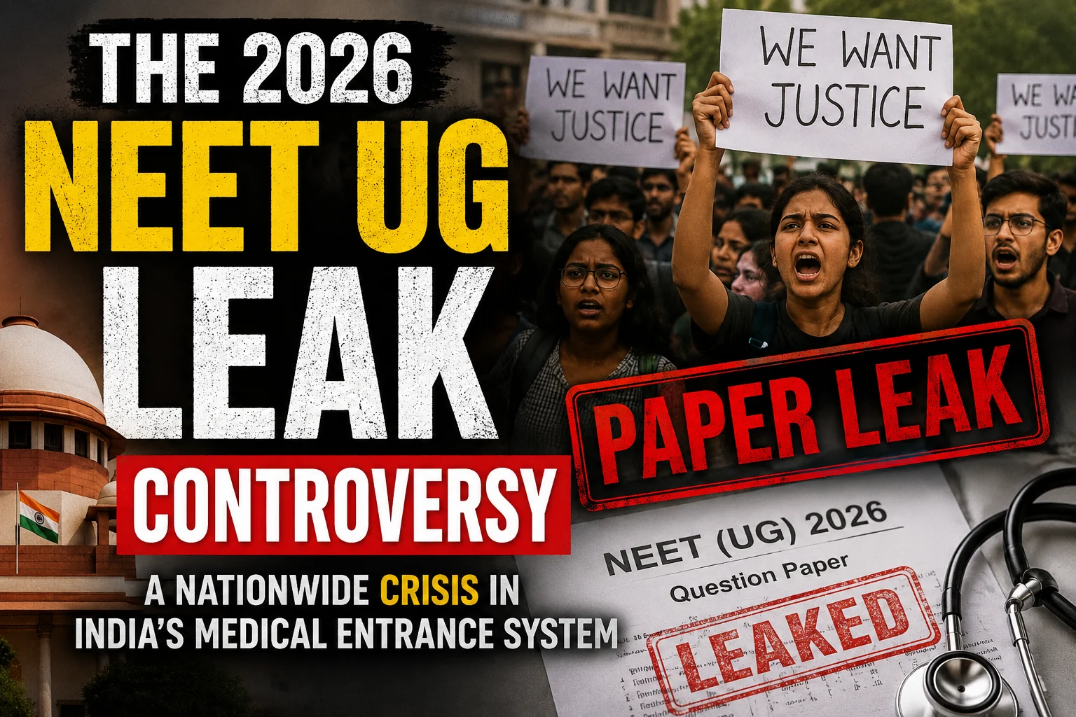 The 2026 NEET UG Leak Controversy: A Nationwide Crisis in India’s Medical Entrance System